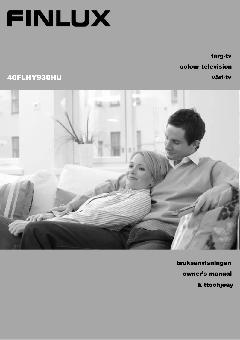 Page n°1 - Manuel utilisateur Finlux 40FLHY930HU