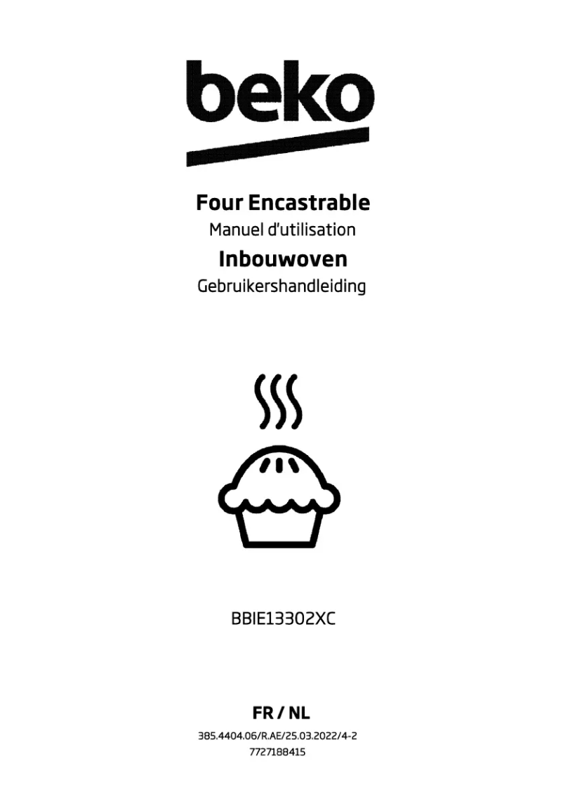 Image de la première page du manuel de l'appareil BBIE13302XC