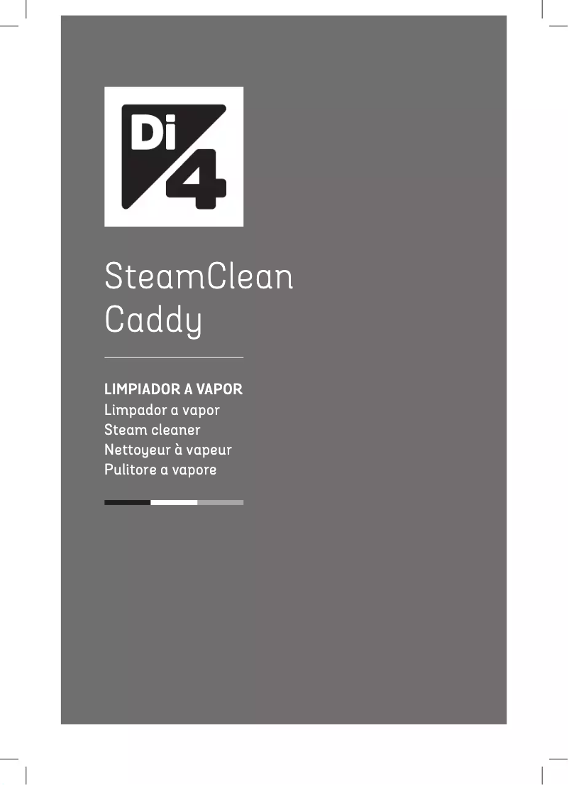 Page 1 de la notice Manuel utilisateur Di4 SteamClean Caddy