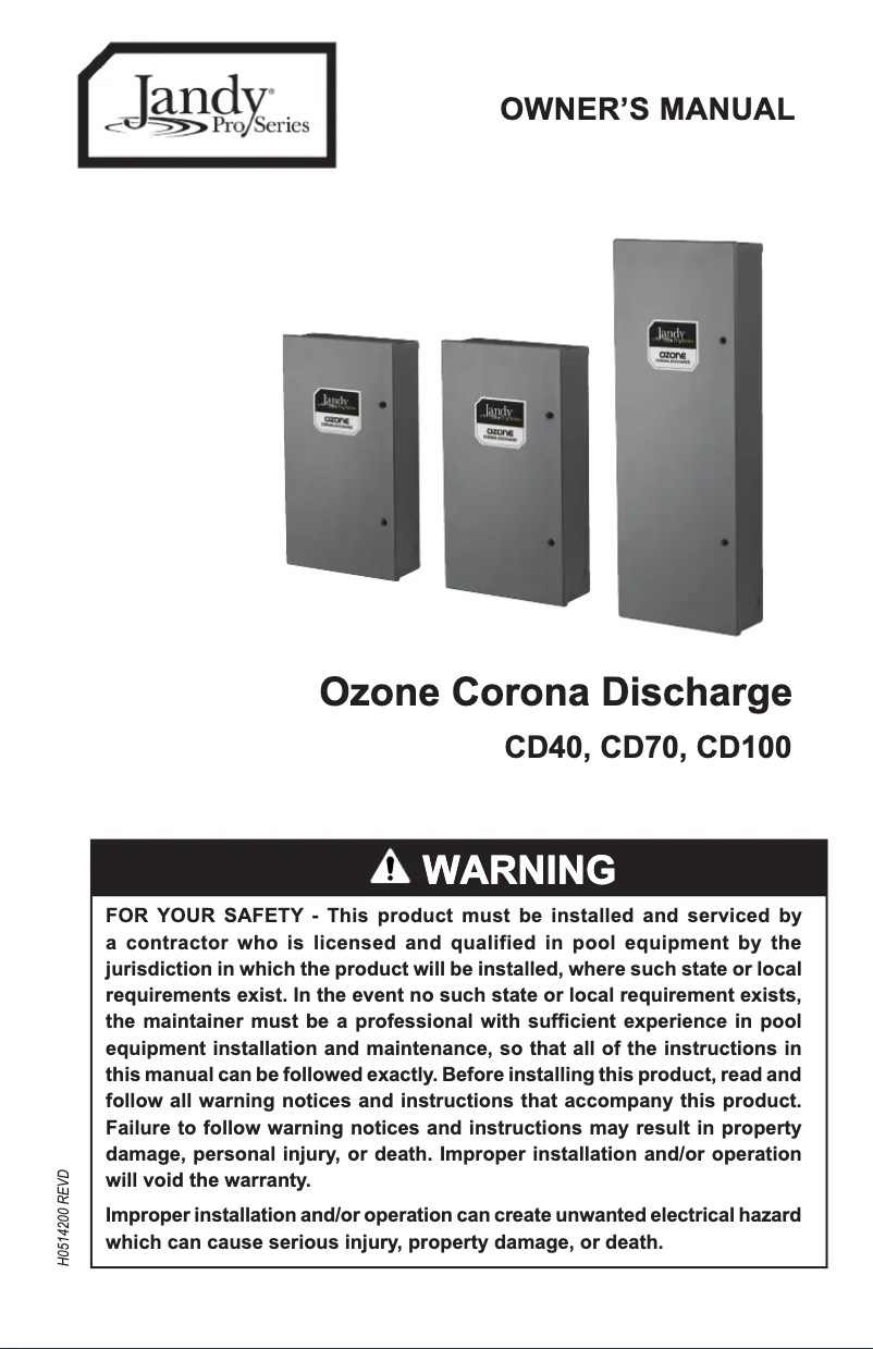 Imagen de la primera página del manual del dispositivo Ozone CD40