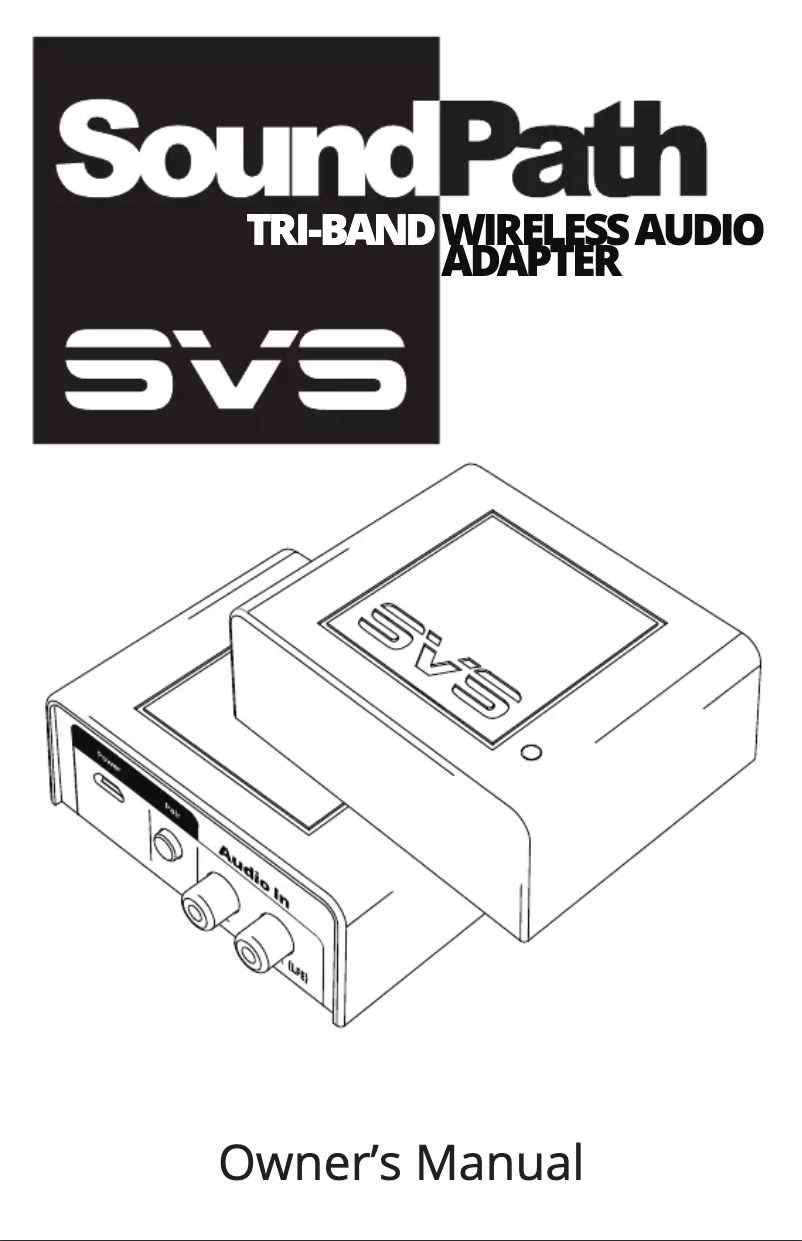 Image de la première page du manuel de l'appareil SoundPath Tri-Band Wireless Audio Adapter