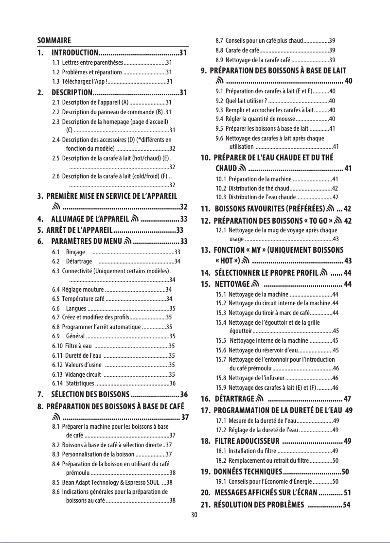Page 1 de la notice Manuel utilisateur DeLonghi Clessidra ICM 17210