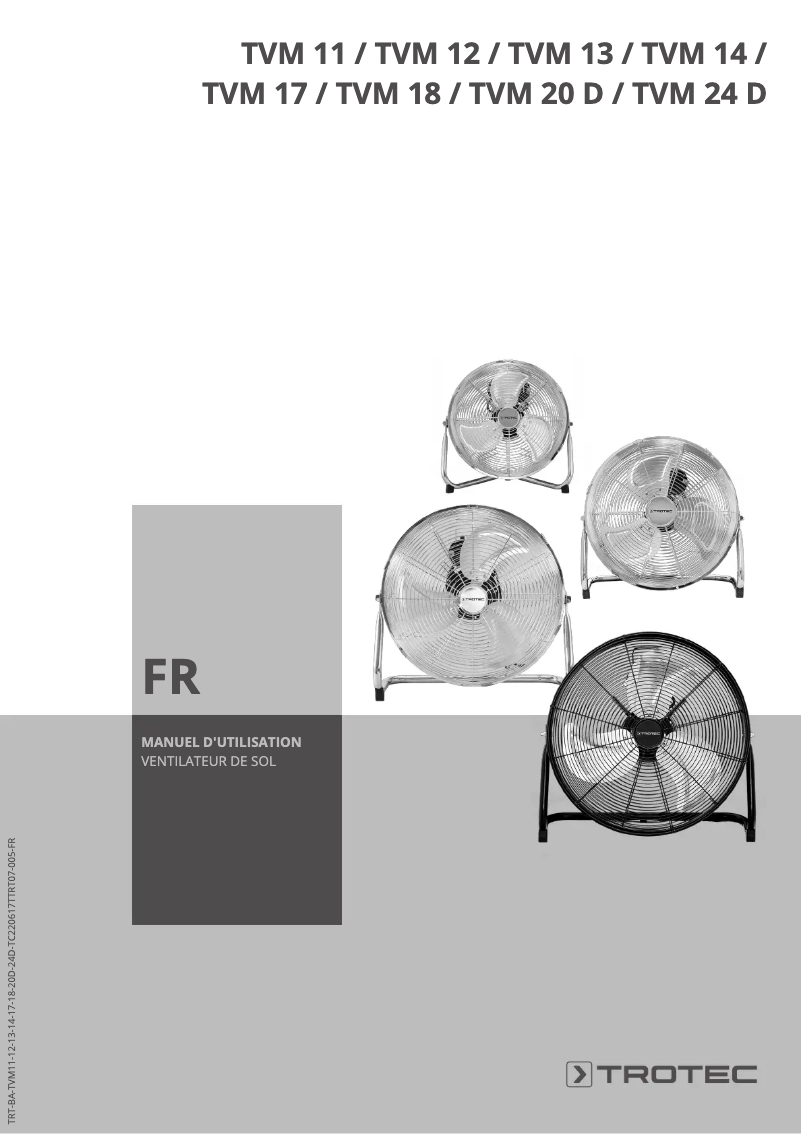 Image de la première page du manuel de l'appareil TVM 12