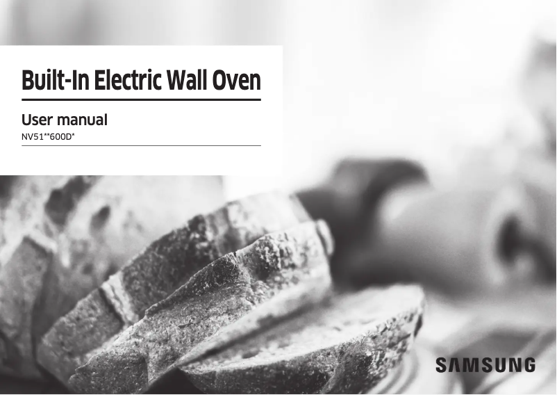 Image de la première page du manuel de l'appareil NV51CG600DMT