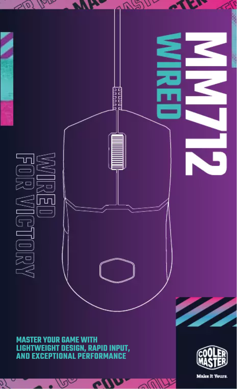 Página 1 del manual Manual de usuario Cooler Master MM712 Wires