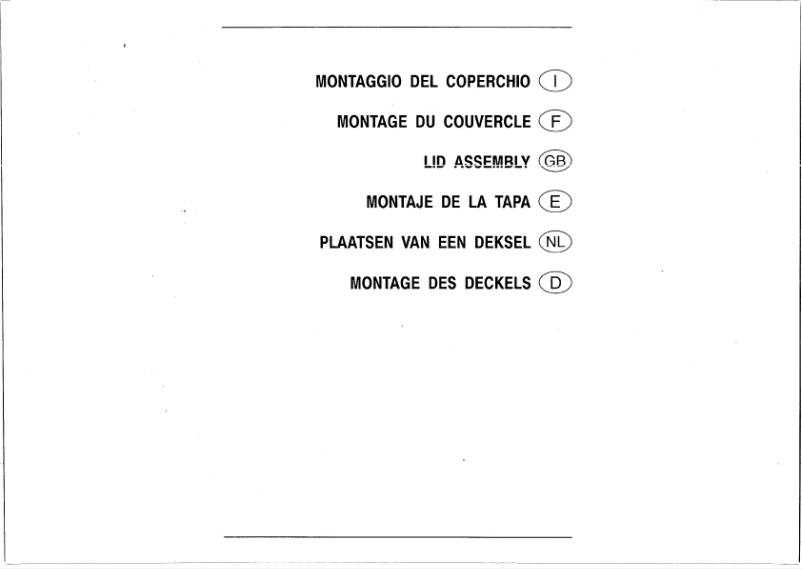 Page n°1 - Manuel utilisateur Smeg C70CD/1