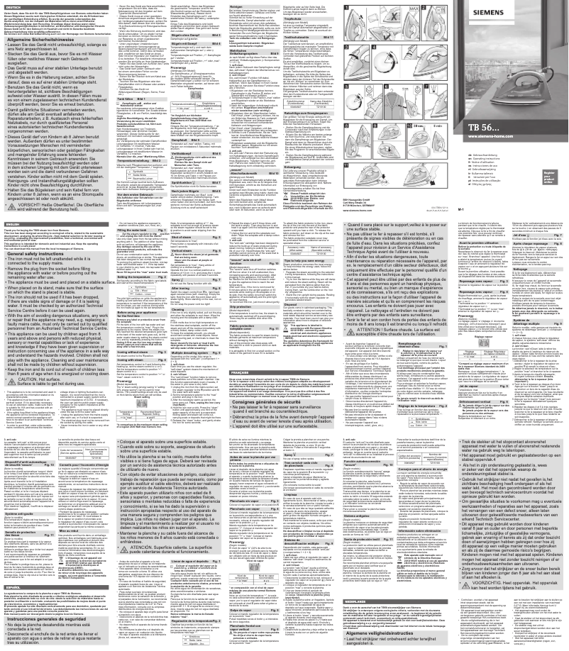 Page 1 de la notice Manuel utilisateur Siemens Slider S4 TB56235