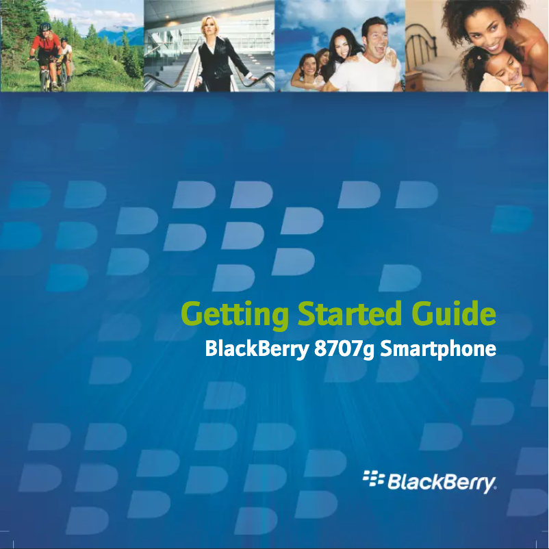 Page n°1 - Manuel utilisateur BlackBerry 8707g