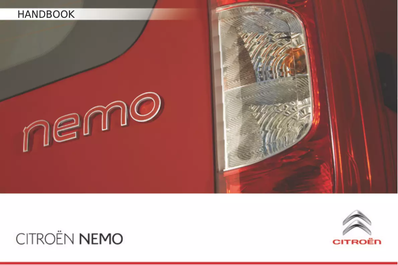 Página 1 del manual Manual de usuario Citroën Nemo (2014)