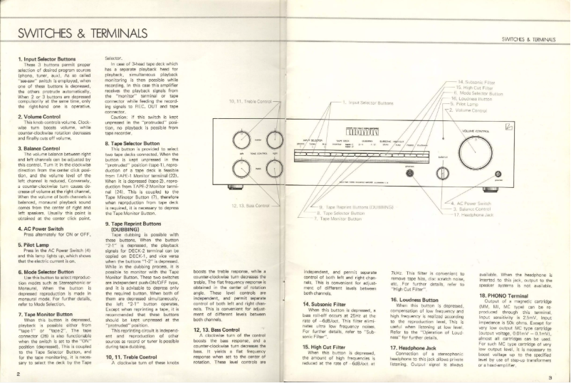 Page n°1 - Manuel utilisateur Luxman L-2