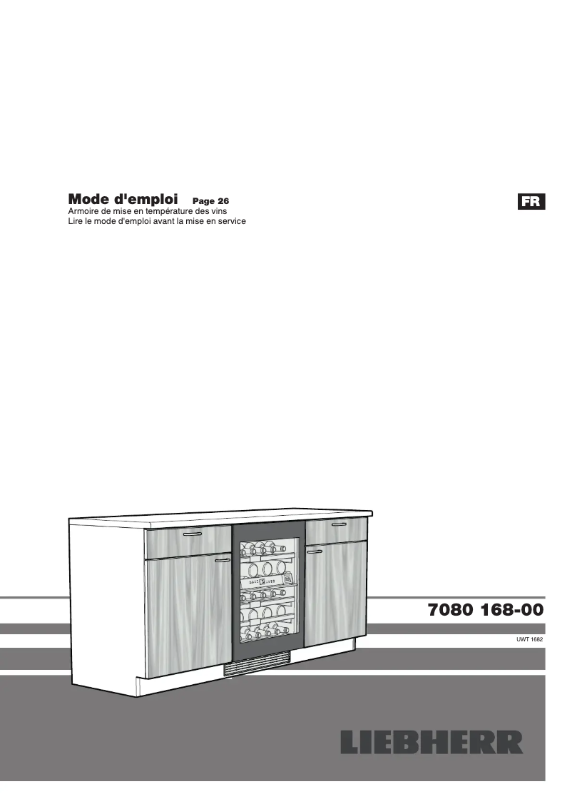 Página 1 del manual Manual de usuario Liebherr UWTgb 1682-20