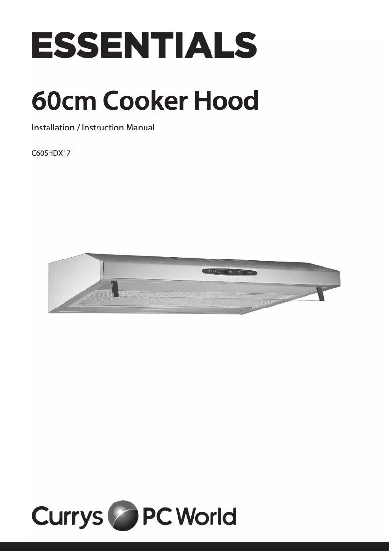 Page n°1 - Manuel utilisateur Currys Essentials C60SHDX17