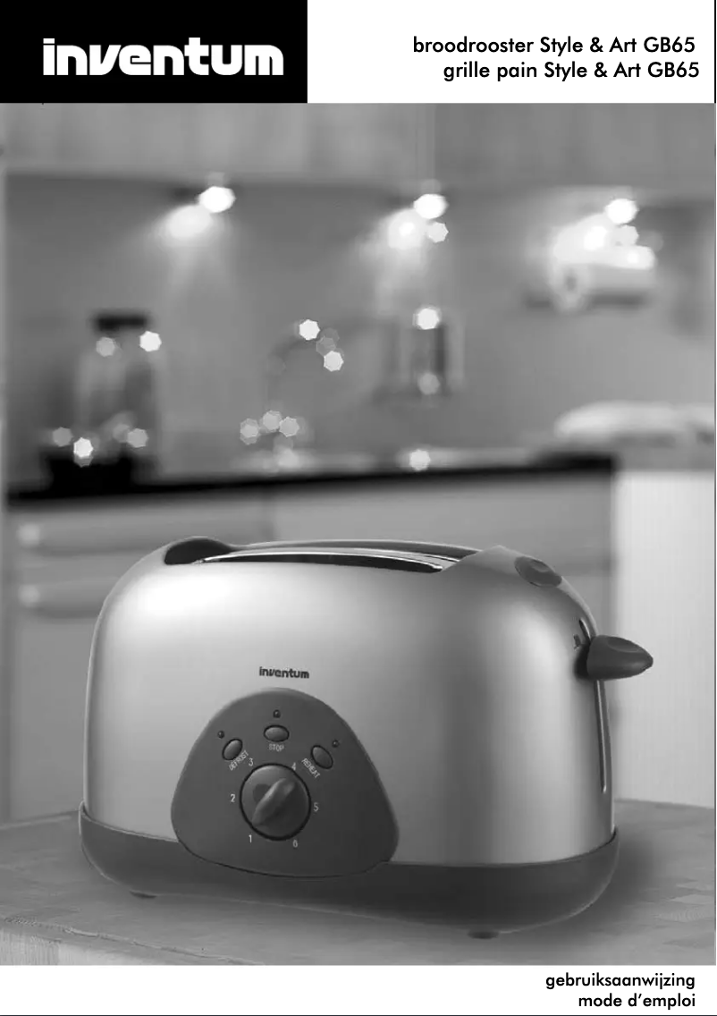 Page 1 de la notice Manuel utilisateur Inventum GB65