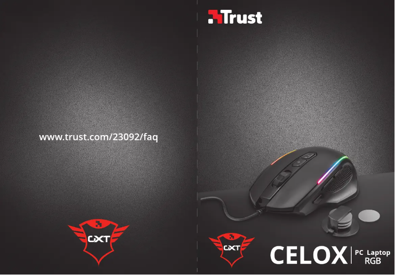 Page 1 de la notice Manuel utilisateur Trust Celox GXT 165