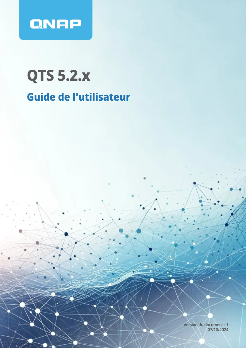 Page 1 de la notice Manuel utilisateur QNAP TS-410E