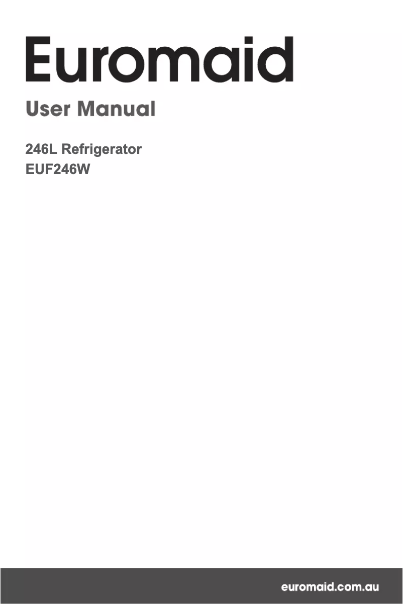 Página 1 del manual Manual de usuario Euromaid EUF246W