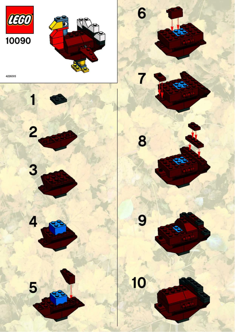Page 1 de la notice Manuel utilisateur Lego Turkey