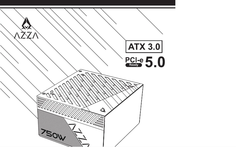 Image de la première page du manuel de l'appareil ATX3.0 750W Gold