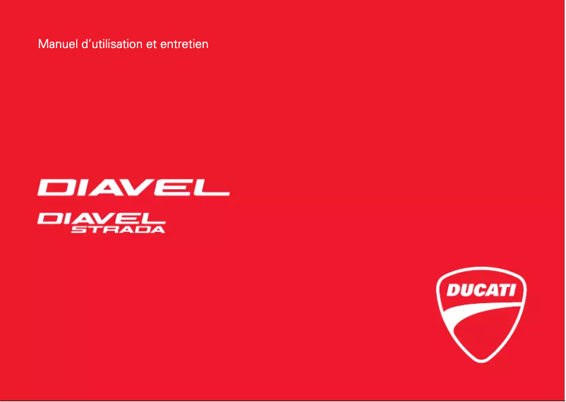 Page 1 of the manual User Manual Ducati Diavel Strada (2014)