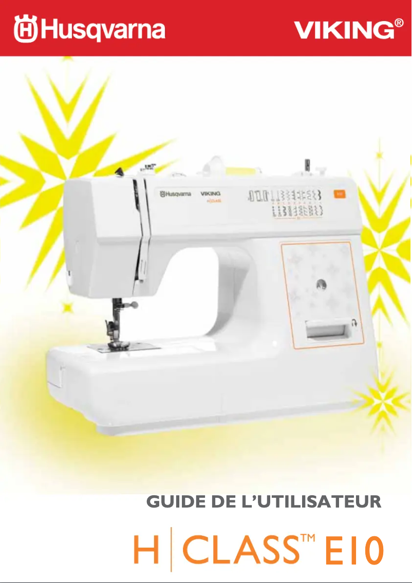 Page n°1 - Manuel utilisateur Husqvarna Viking H-Class E10