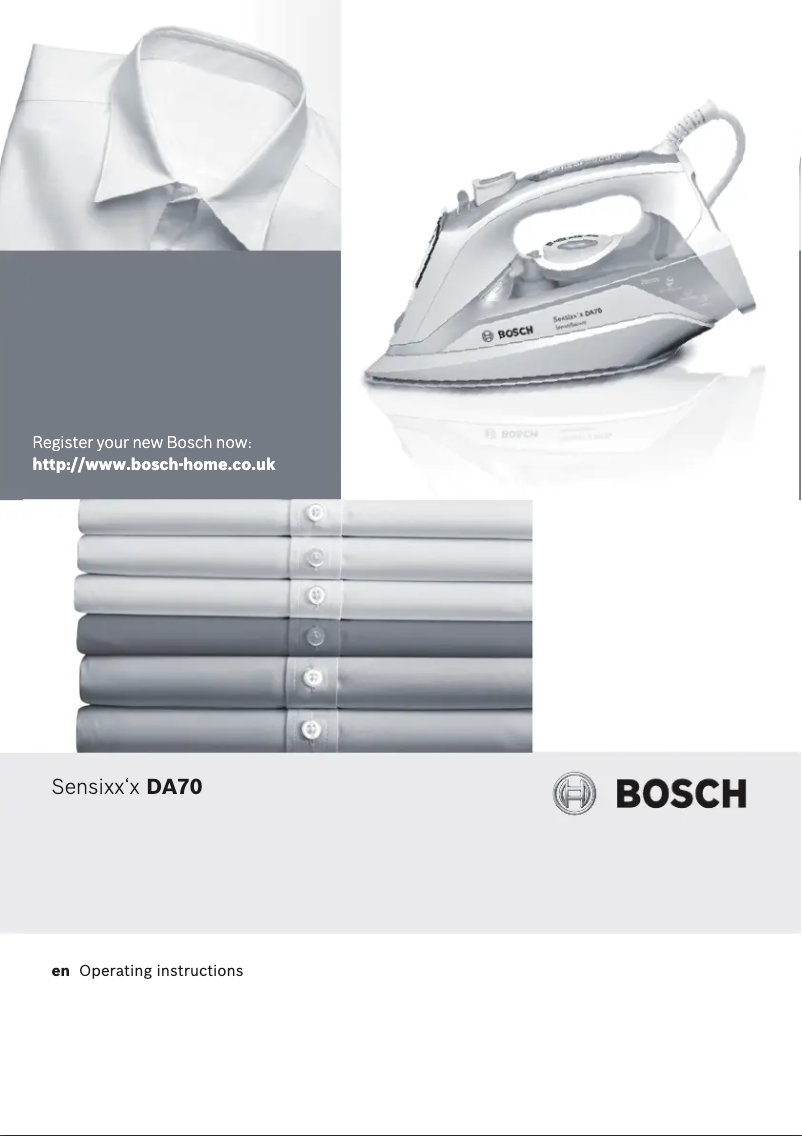 Página 1 del manual Manual de usuario Bosch Sensixx'x DA70 SensorSecure i-Temp TDA7060GB