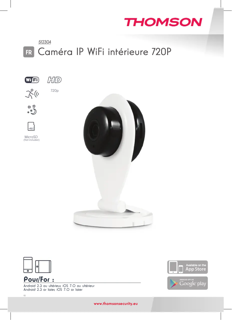 Page 1 de la notice Manuel utilisateur Thomson 512304