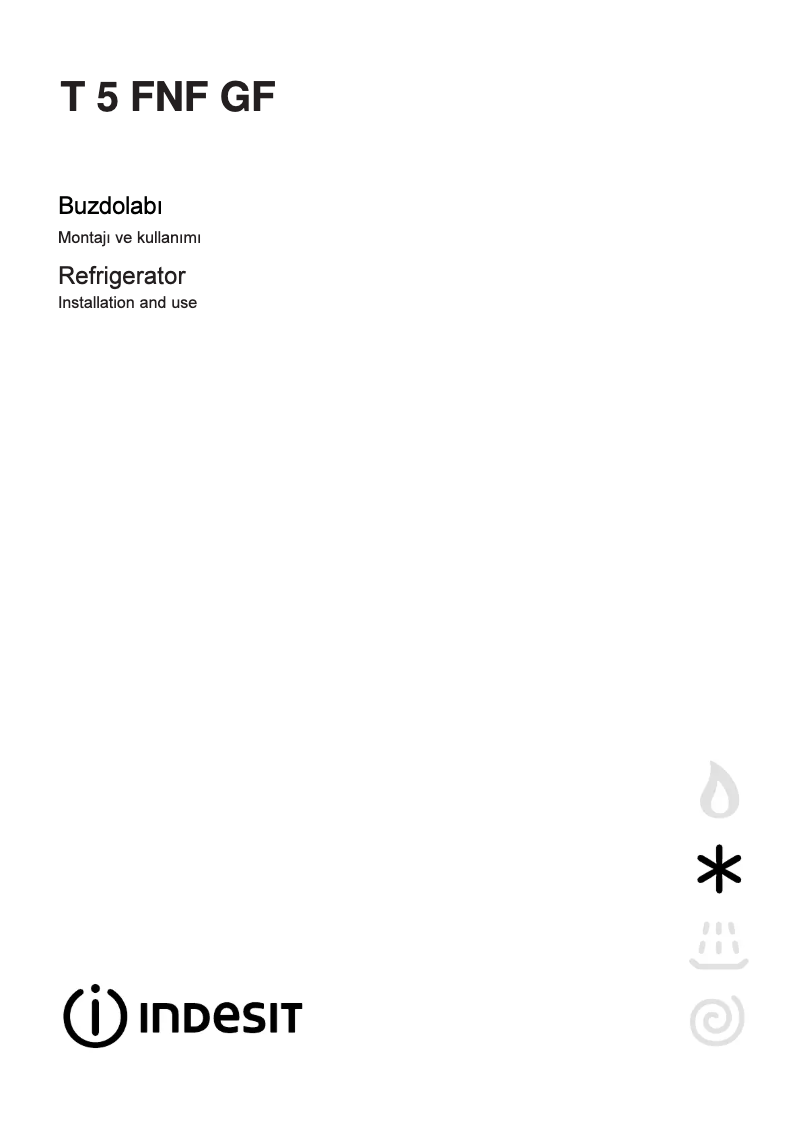 Page n°1 - Manuel utilisateur Indesit T 5 FNF GF (TK)