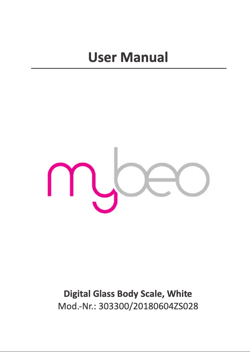 Page 1 de la notice Manuel utilisateur Mybeo 303300