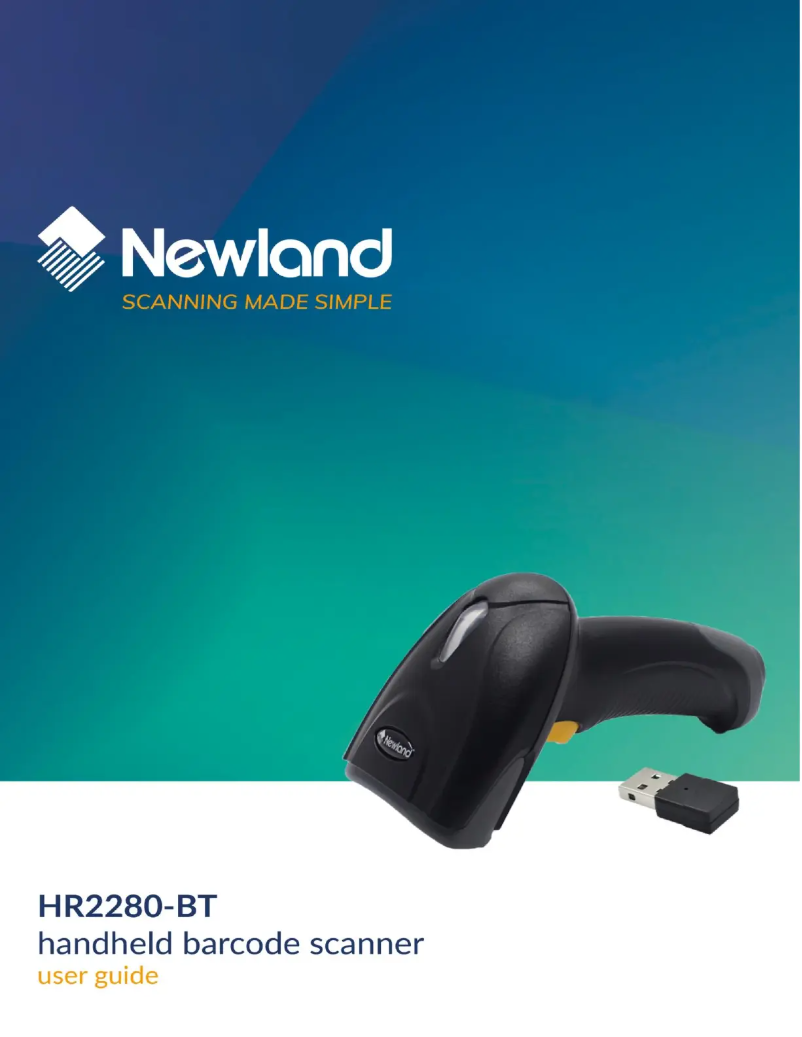 Página 1 del manual Manual de usuario Newland HR22800-BT