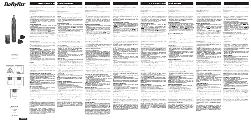Page 1 de la notice Manuel utilisateur BaByliss Super-X Metal Series E111E
