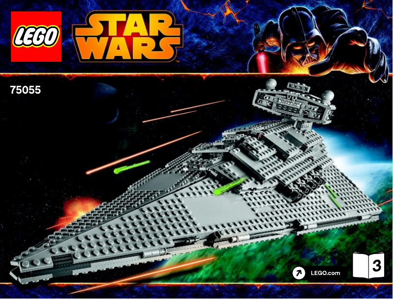 Page 1 de la notice Manuel utilisateur Lego Star Wars 75055