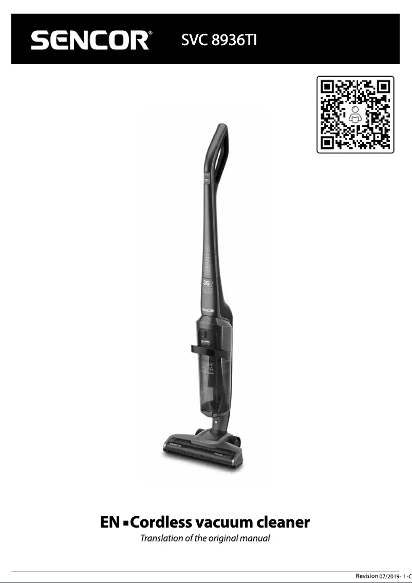 Image de la première page du manuel de l'appareil SVC 8936TI