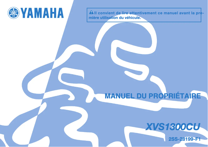 Page n°1 - Manuel utilisateur Yamaha XVS1300CU (2015)