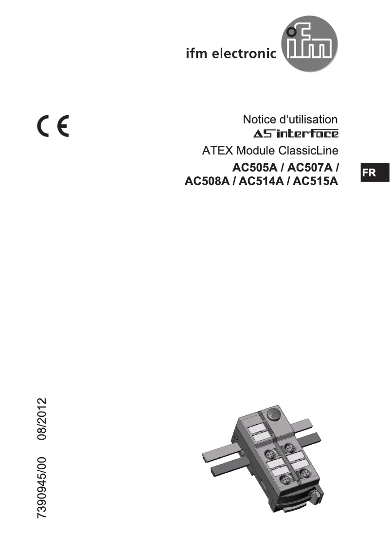 Image de la première page du manuel de l'appareil AC514A