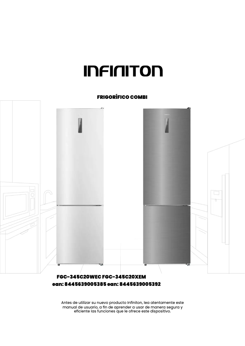 Page n°1 - Manuel utilisateur Infiniton FGC-345C20XEM