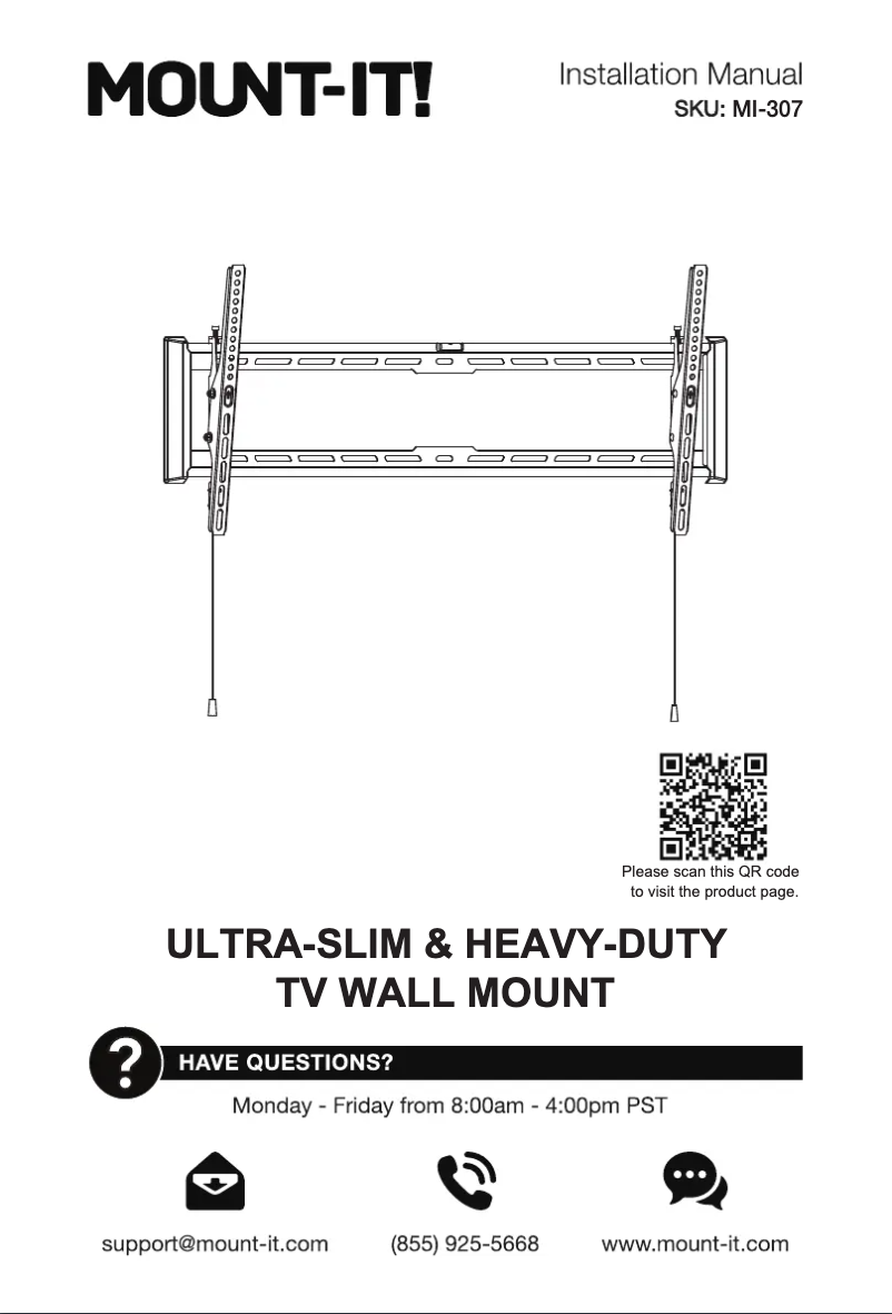 Page n°1 - Manuel utilisateur Mount-It! MI-307