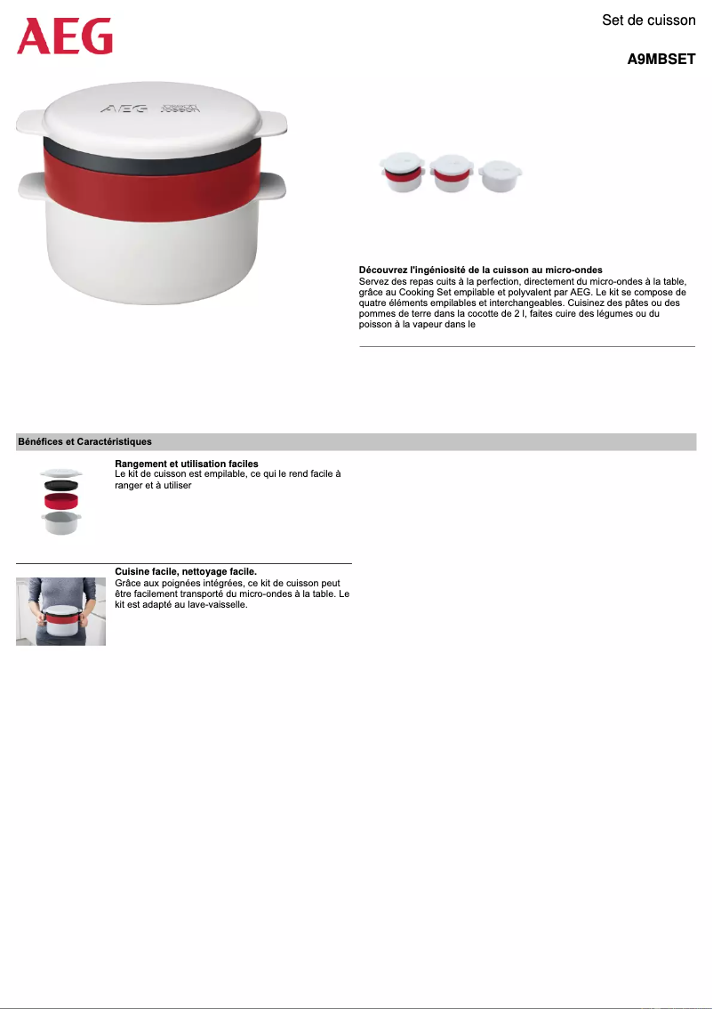 Image de la première page du manuel de l'appareil A9MBSET