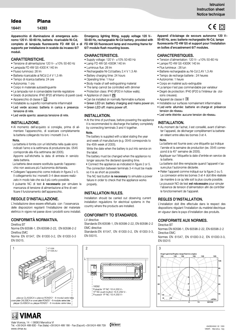 Página 1 del manual Manual de usuario Vimar 14393