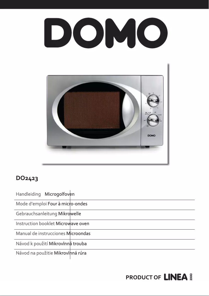 Page 1 de la notice Manuel utilisateur Domo DO2423