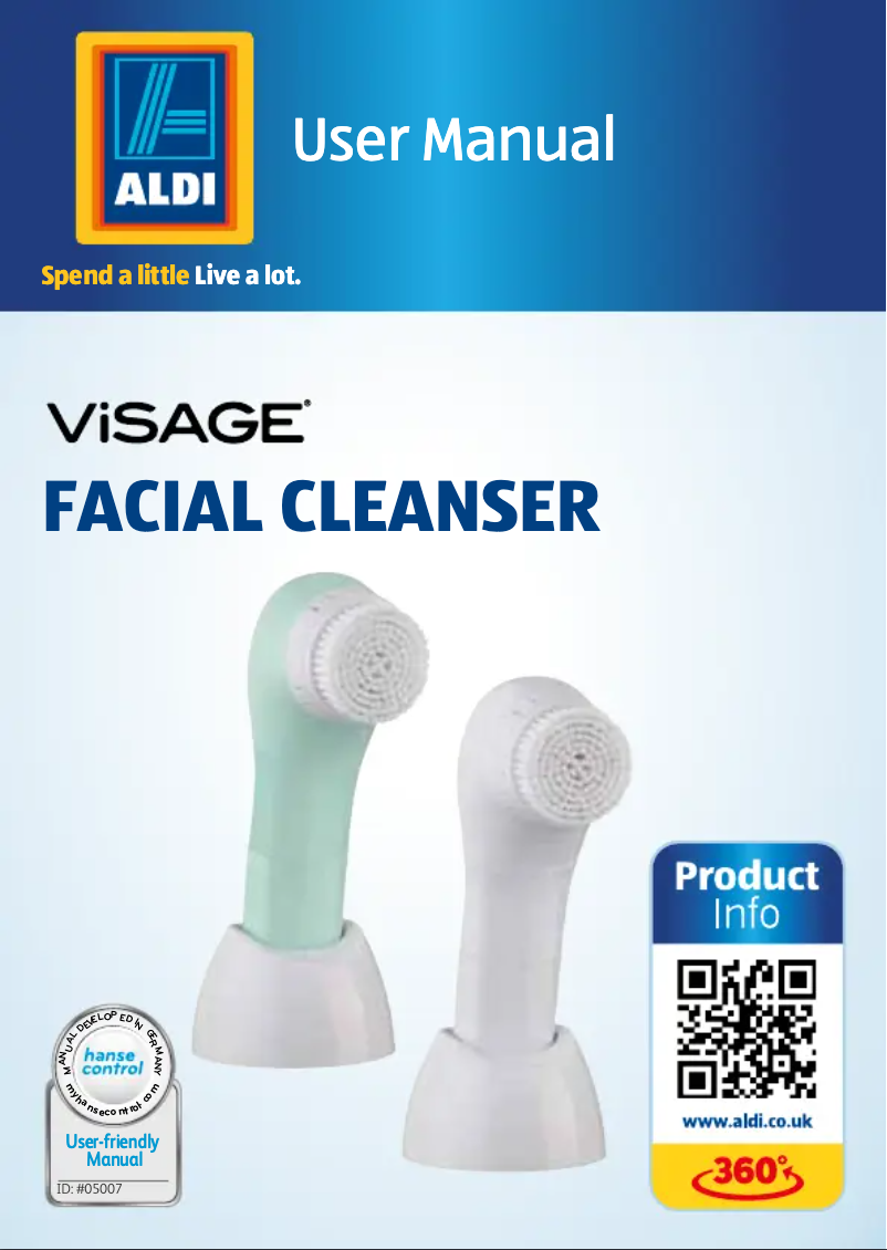 Image de la première page du manuel de l'appareil GT-FCv-02