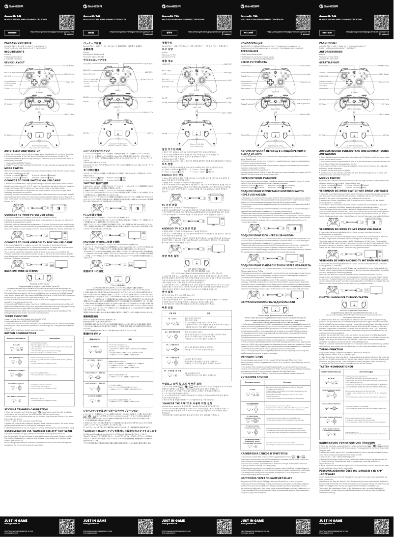 Image de la première page du manuel de l'appareil T4