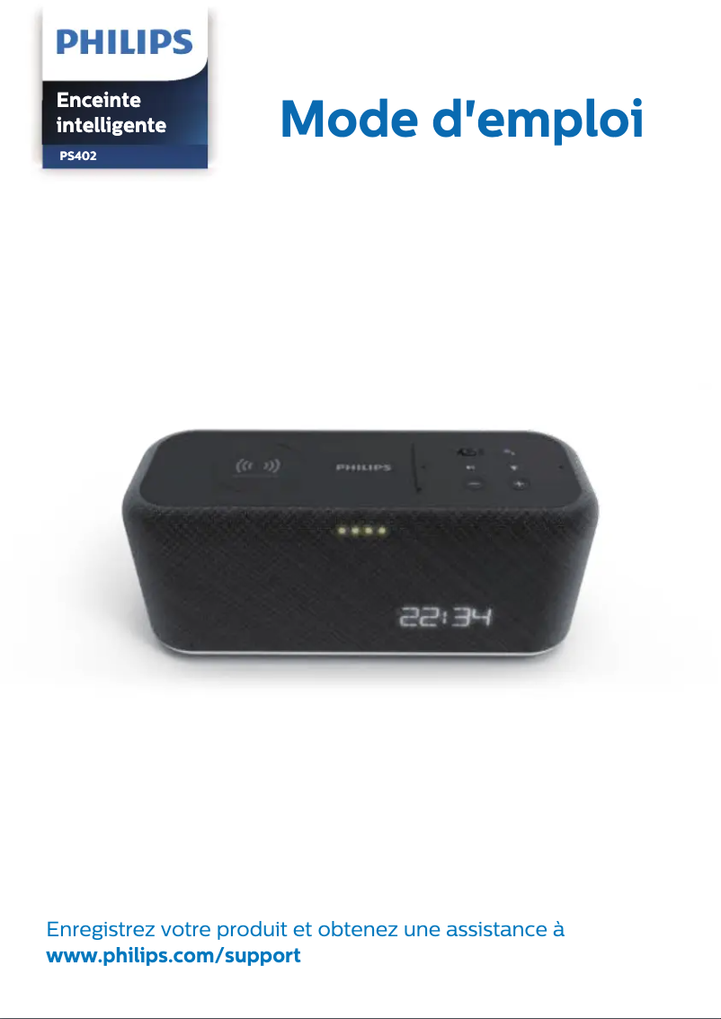 Page 1 de la notice Manuel utilisateur Philips TAPS402