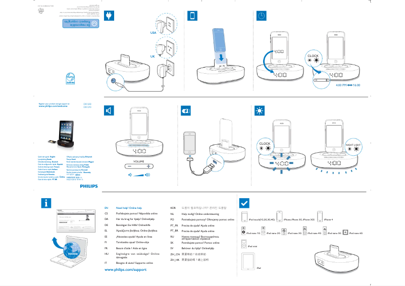 Page n°1 - Manuel utilisateur Philips DS1210