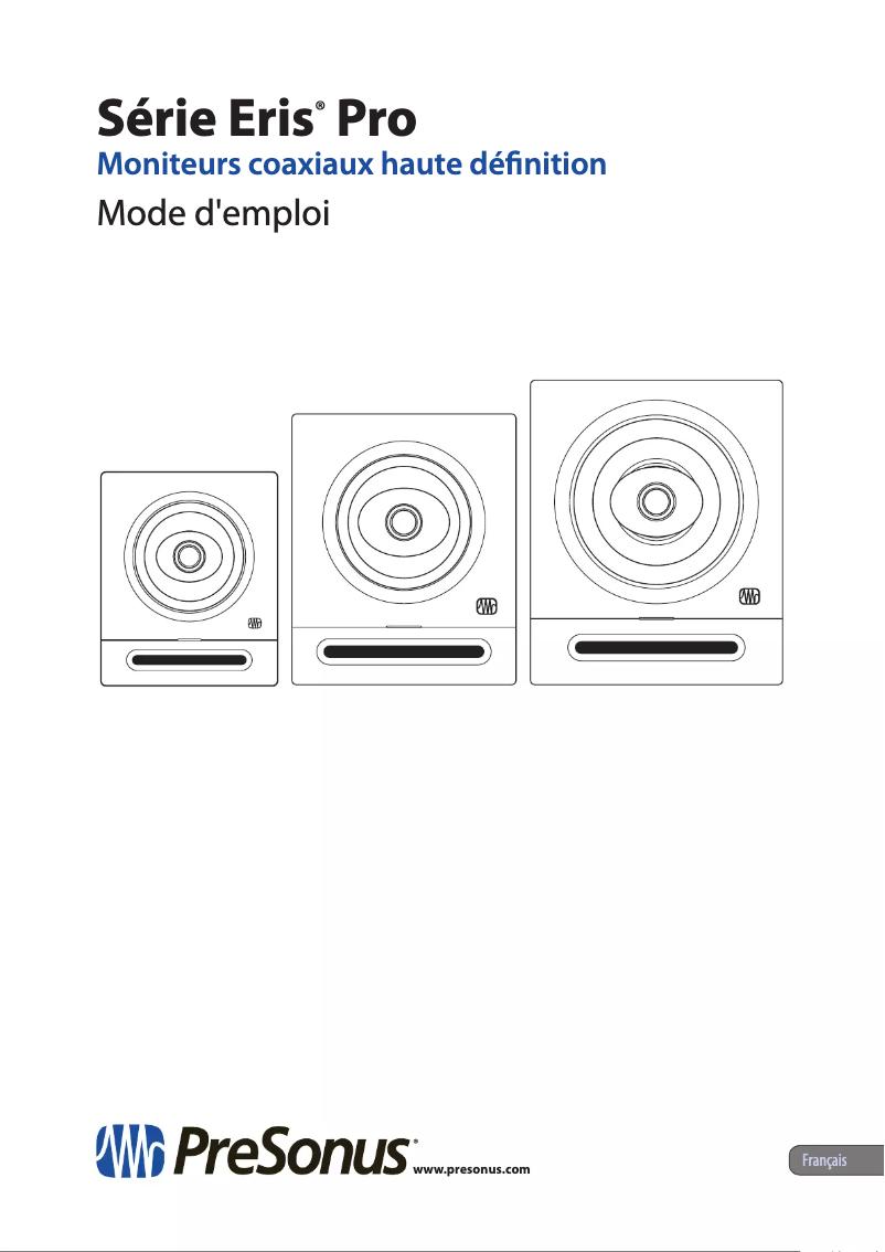 Image de la première page du manuel de l'appareil Eris Pro 6