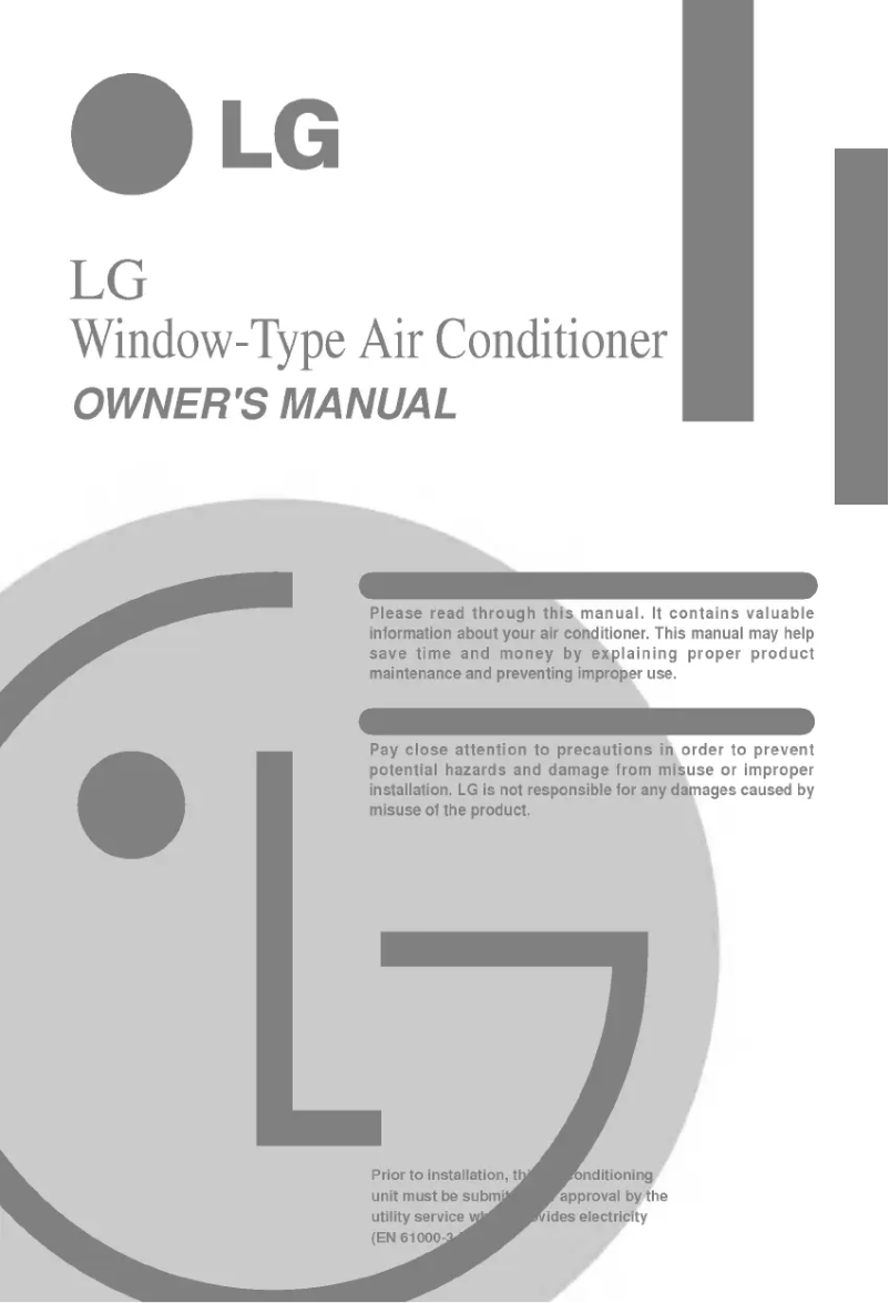 Page n°1 - Manuel utilisateur LG LWC1232AAG