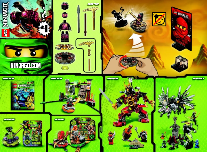 Page n°1 - Manuel utilisateur Lego NRG Cole
