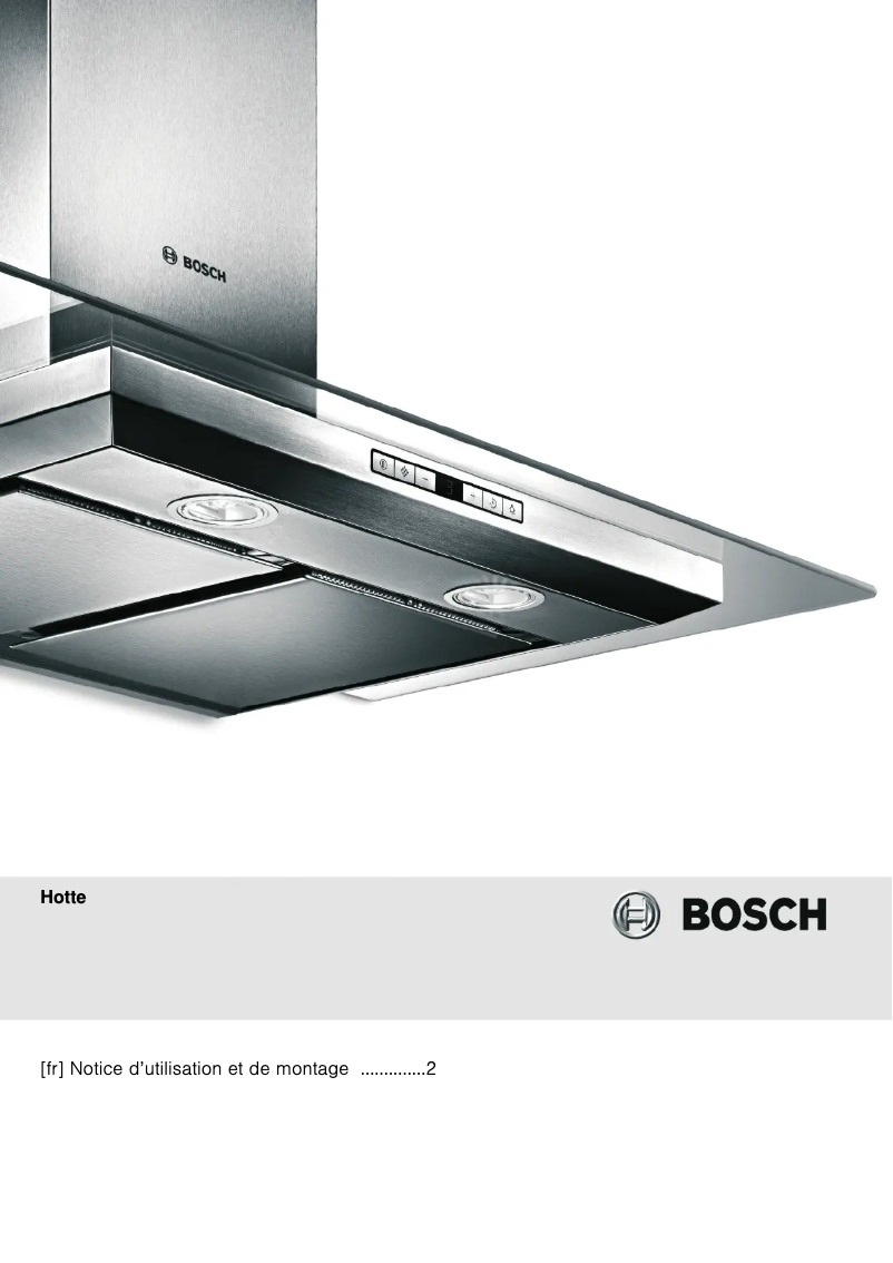 Page 1 de la notice Manuel utilisateur Bosch DWW06E850