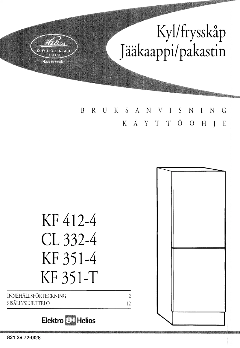 Page n°1 - Manuel utilisateur Elektro Helios KF412-4