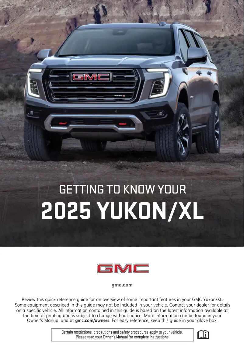 Image de la première page du manuel de l'appareil Yukon (2025)