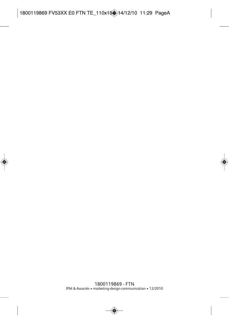 Page n°1 - Manuel utilisateur Tefal Aquaspeed FV5332